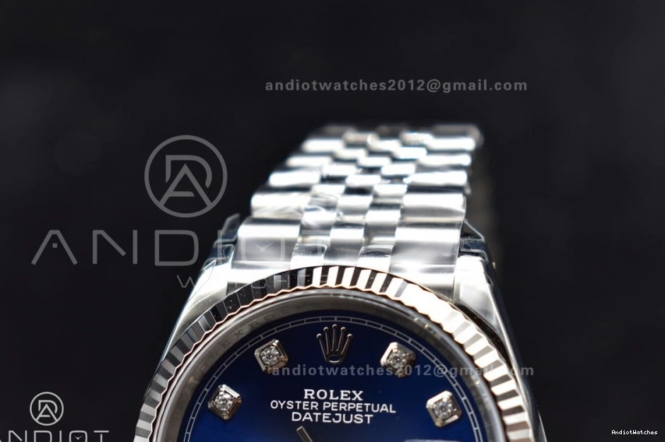 Steel VSF DateJust SS Dial On Blue Best 400 1:1 36 Bracelet SmartChoice Edition Jubilee Diamond 904L VS 126234 0509